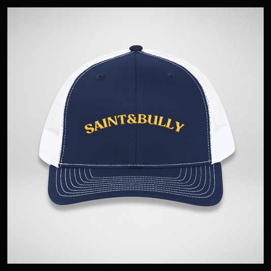 Trucker cap blue/white, university style S&B