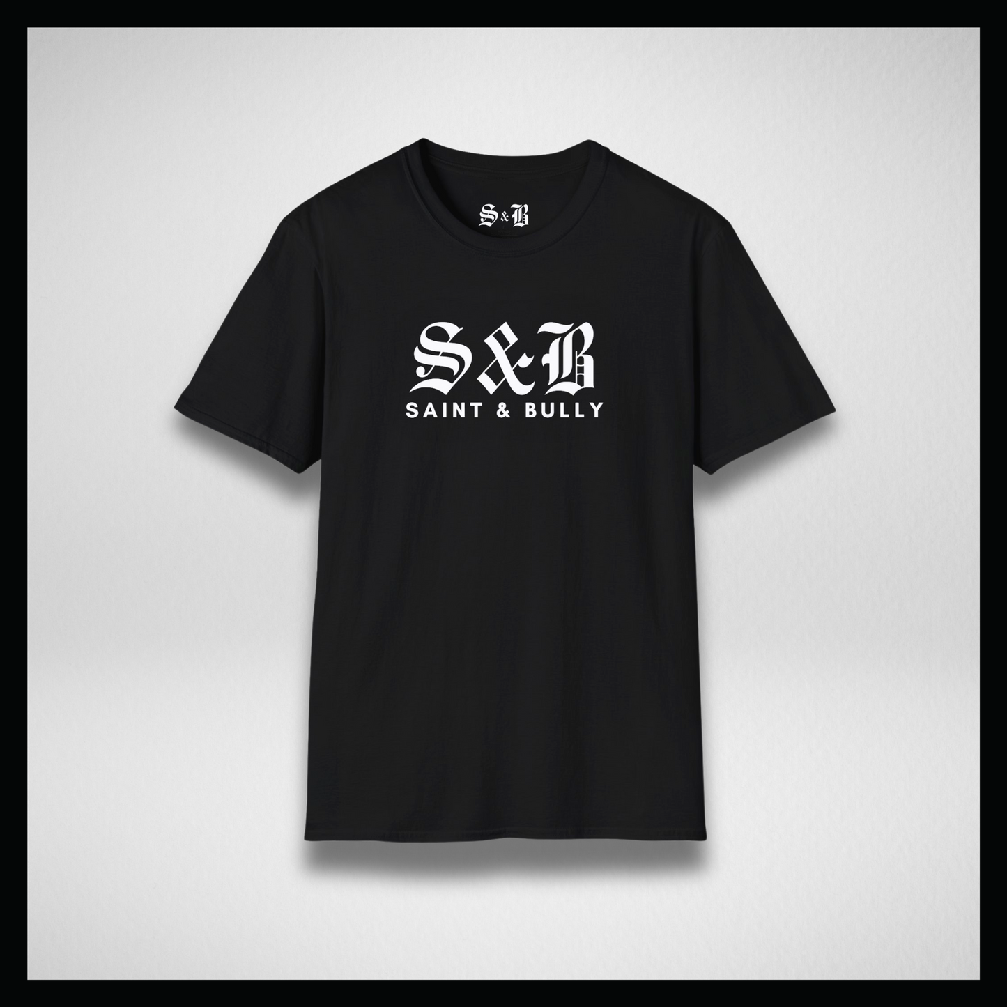 Black T-shirt, Big classic logo