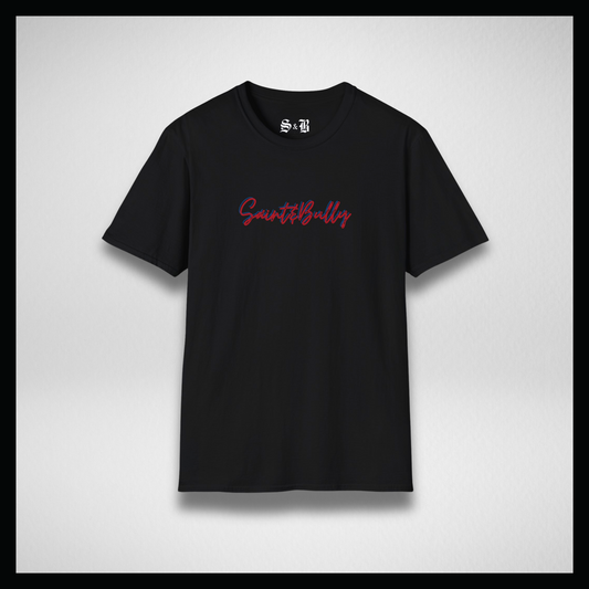 Black T-shirt, Retrò style "Saint&Bully"