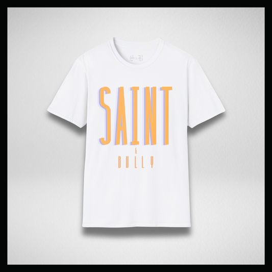 White T-shirt, Big saint, small bully