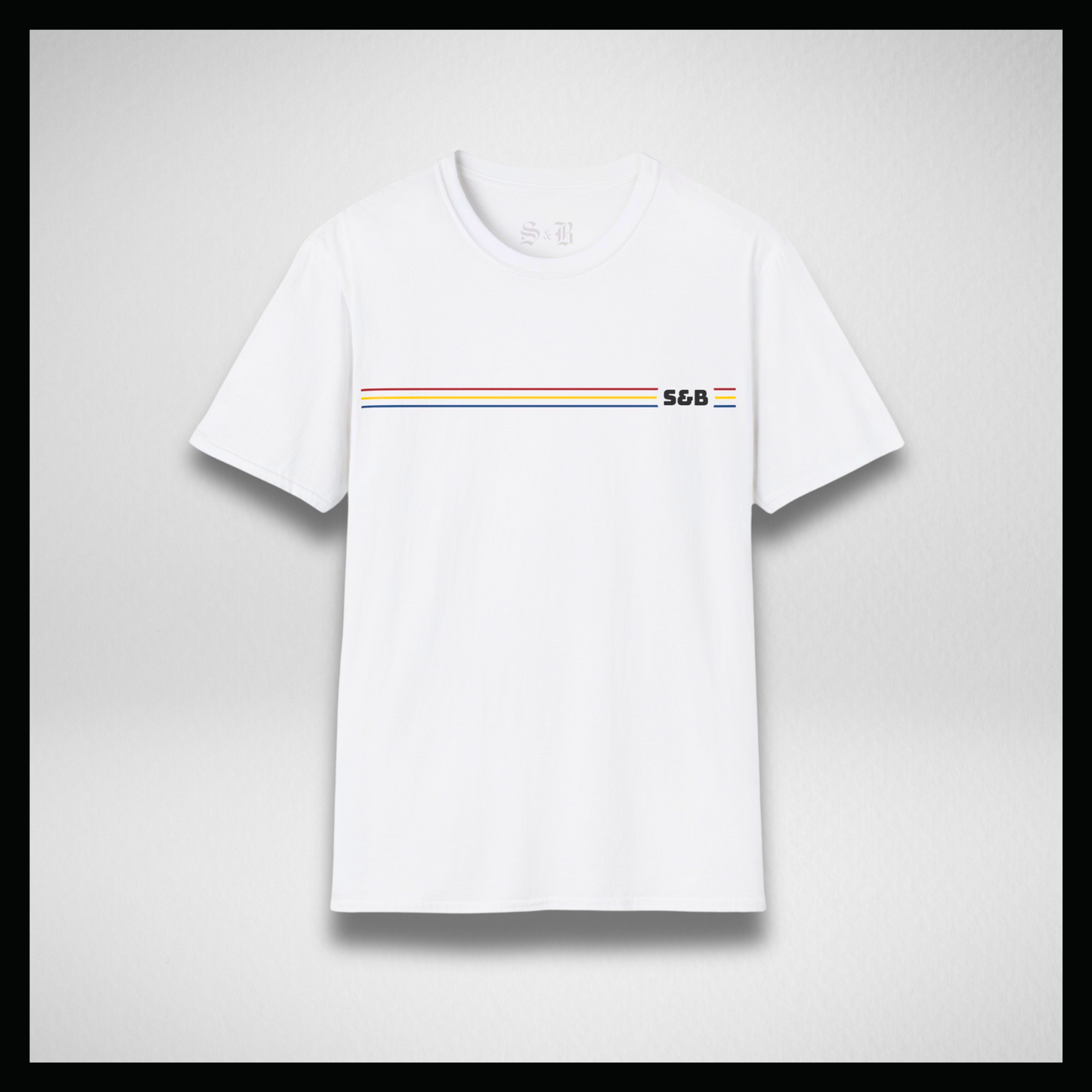 White T-shirt, 3 line 3 colors