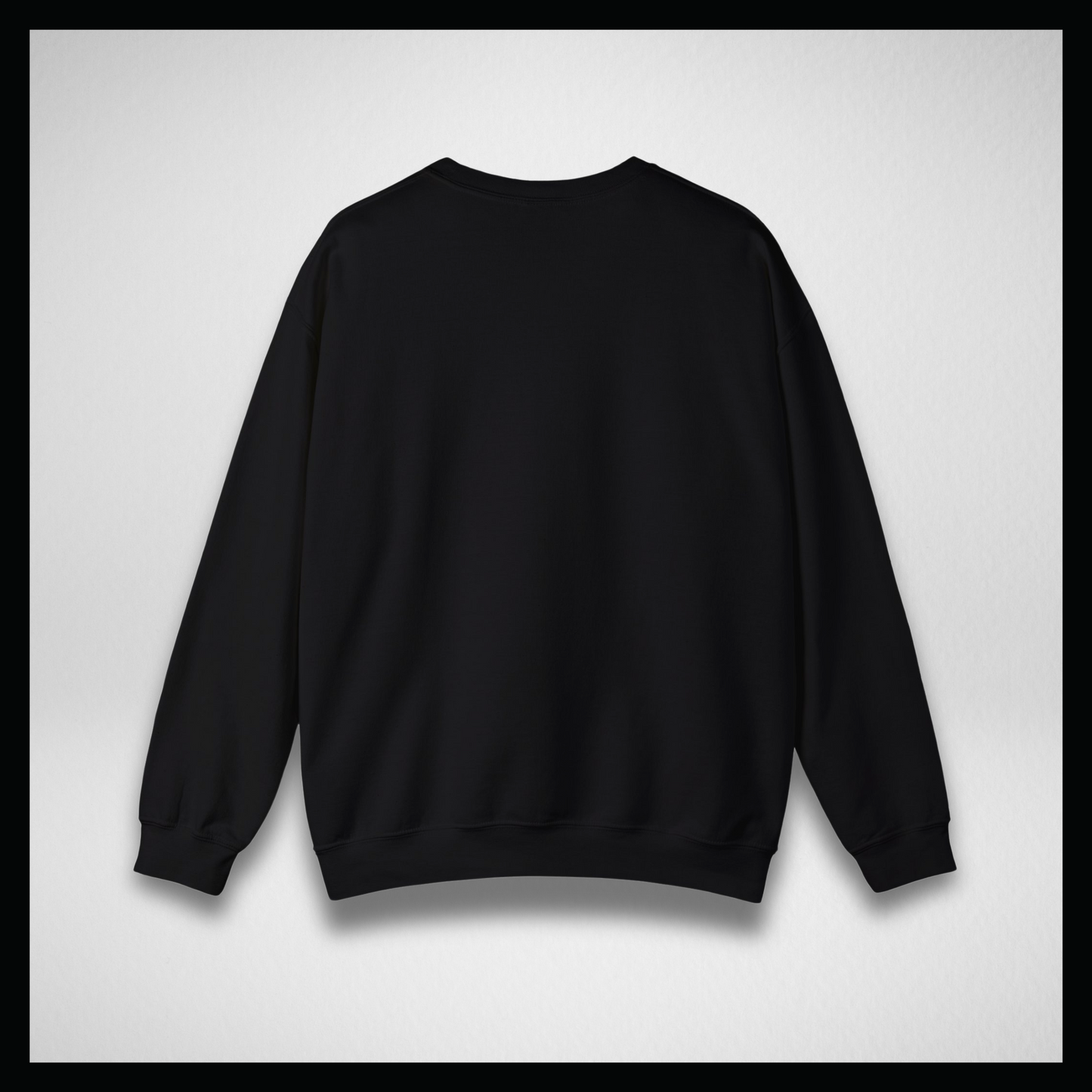 Black crewneck, Blue old style